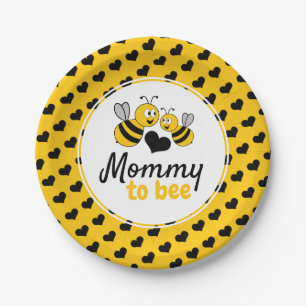 Honey Bee, Baby Shower Paper Plates