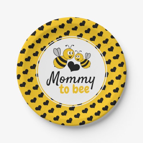 Honey Bee Baby Shower Paper Plates