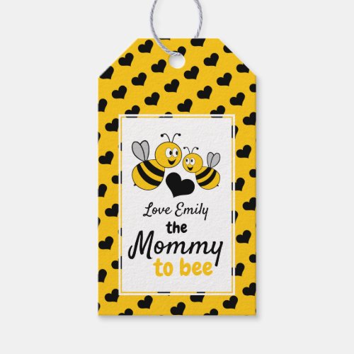 Honey Bee Baby Shower Thank You Favor Gift Tags