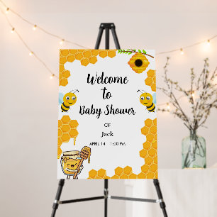 Honey Bee Baby Shower Welcome Sign