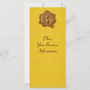 HONEY BEE ,BEEKEEPER APIARIST BROWN WAX SEAL