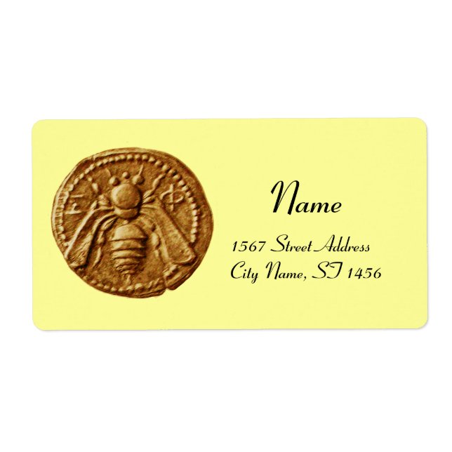 HONEY BEE ,BEEKEEPER APIARIST LABEL (Front)
