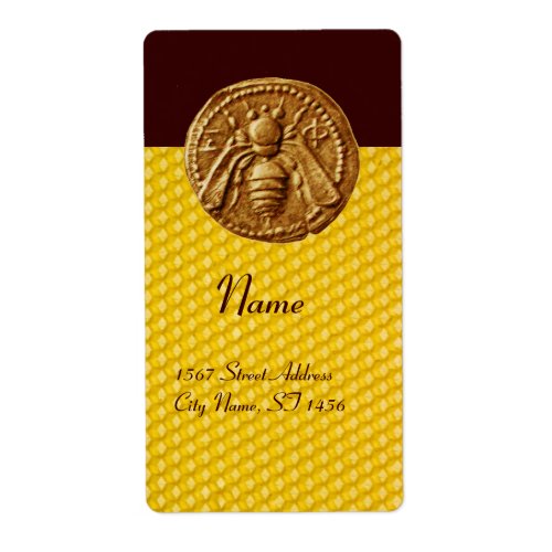 HONEY BEE BEEKEEPER APIARIST LABEL