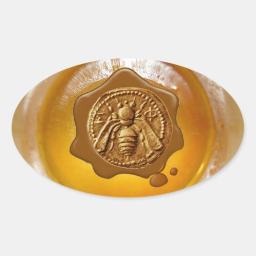 HONEY BEEBEEKEEPER BEEKEEPING  BROWN WAX SEAL