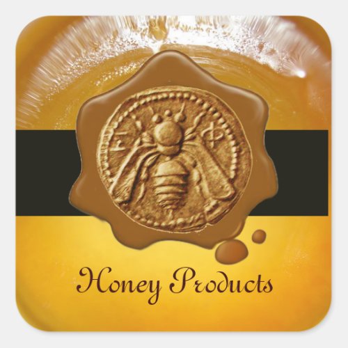 HONEY BEE  BEEKEEPER BEEKEEPING BROWN WAX SEAL