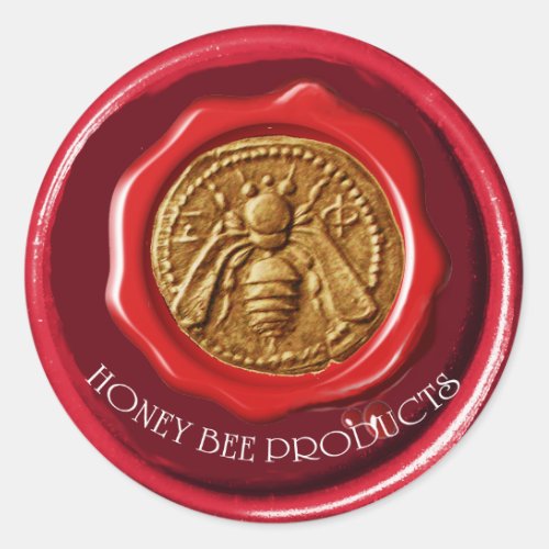 HONEY BEE  BEEKEEPER BEEKEEPING RED WAX SEAL