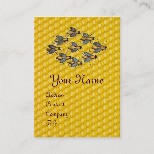 HONEY BEE ,BEEKEEPER /beekeeping supplies Business Card (Front)