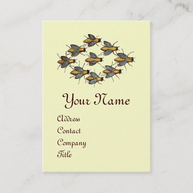 HONEY BEE ,BEEKEEPER /beekeeping supplies Business Card (Front)