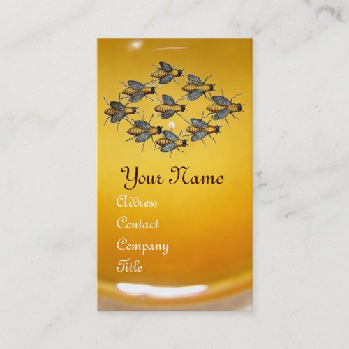 HONEY BEE BEEKEEPER beekeeping supplies Business Card