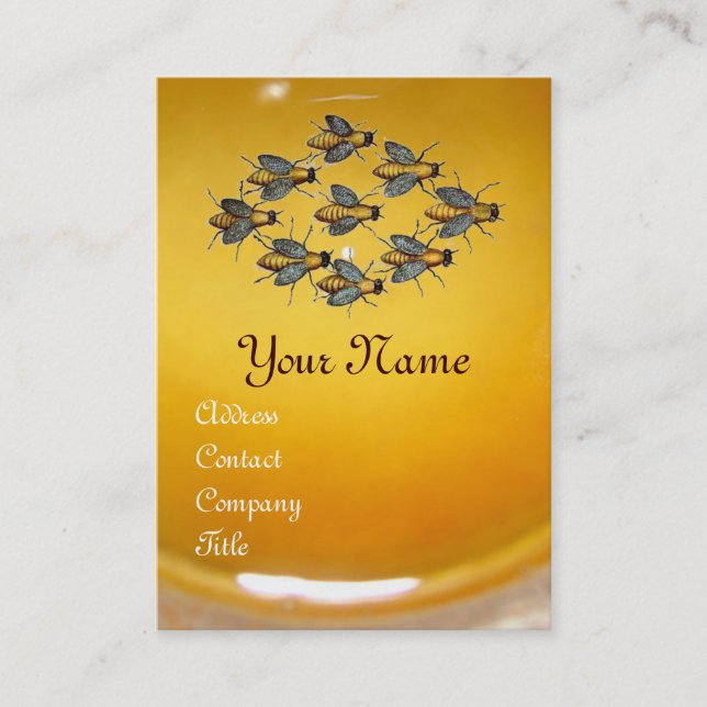 HONEY BEE ,BEEKEEPER /beekeeping supplies Business Card (Front)