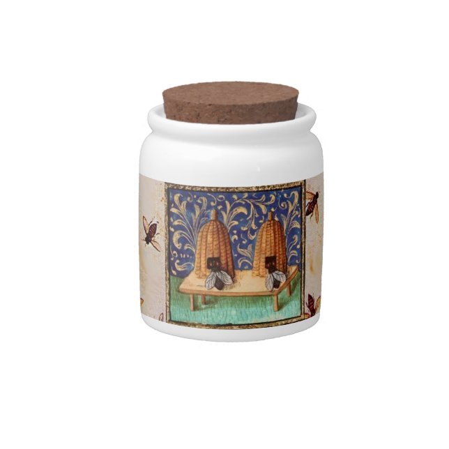 HONEY BEE, BEEKEEPER CANDY JAR (Front)