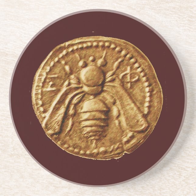 HONEY BEE ,BEEKEEPER DRINK COASTER (Front)