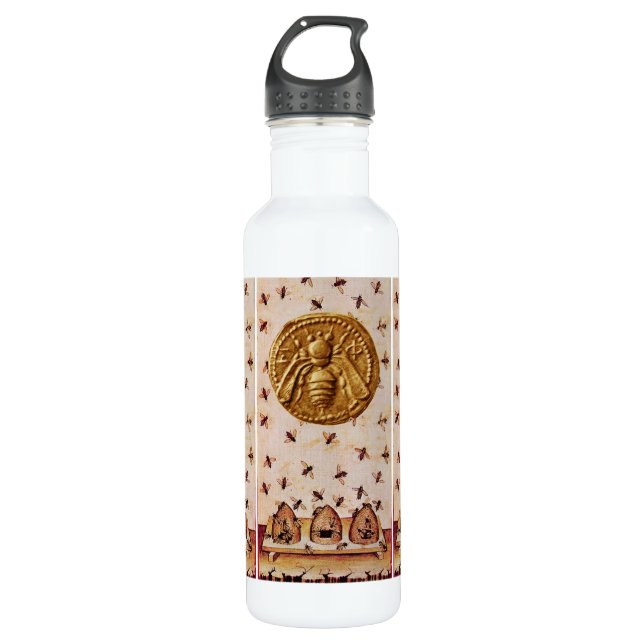 HONEY BEE ,BEEKEEPER STAINLESS STEEL WATER BOTTLE (Front)