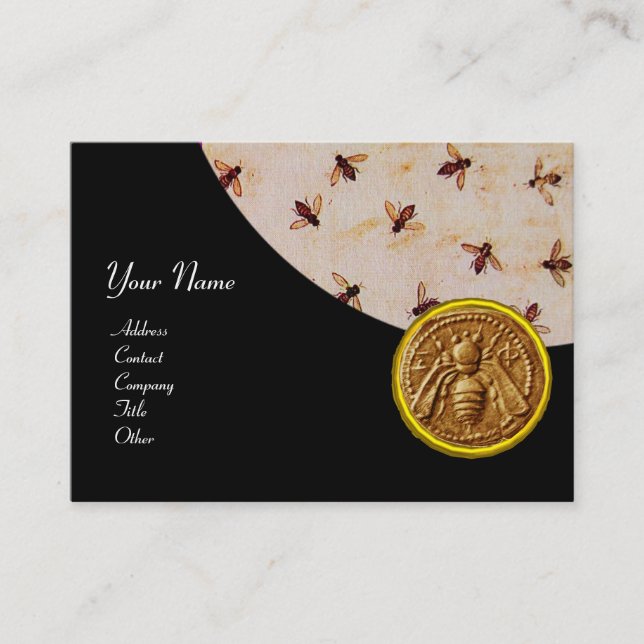 HONEY BEE ,BEEKEEPING, BEEKEEPER,APIARIST BUSINESS CARD (Front)