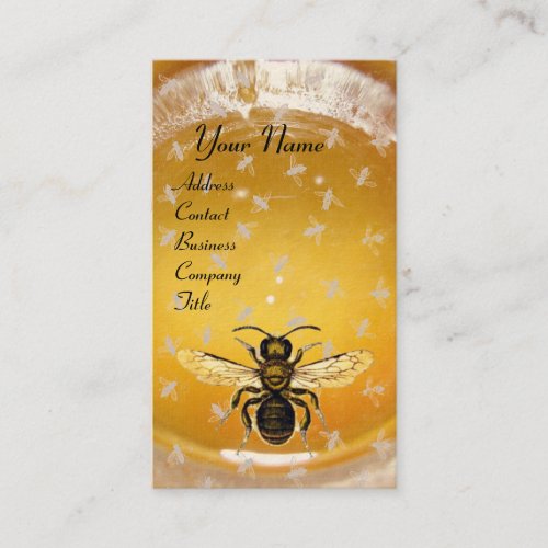 HONEY BEE BEEKEEPINGBEEKEEPER BUSINESS CARD