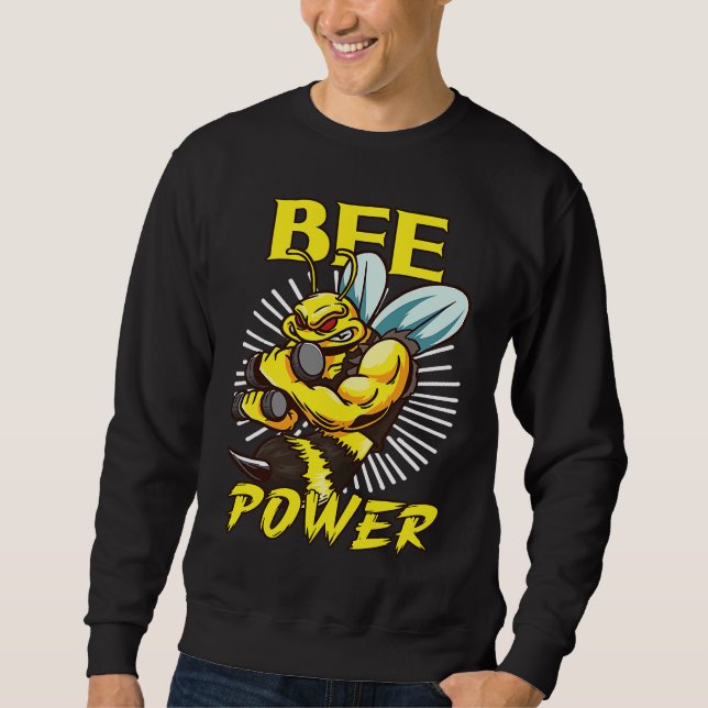 Honey Bee Beekeeping Beekeeper Honeybee Apiary Api Sweatshirt (Front)