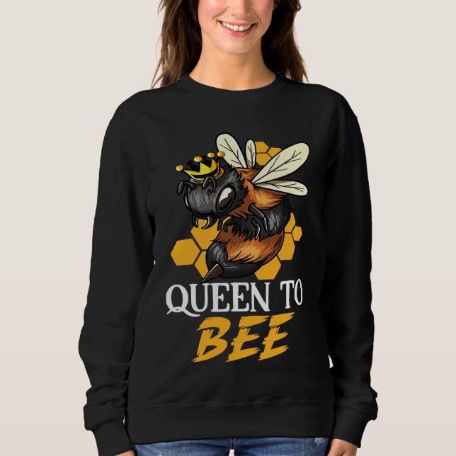 Honey Bee Beekeeping Beekeeper Honeybee Apiary Api Sweatshirt (Front)