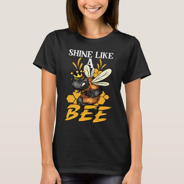 Honey Bee Beekeeping Beekeeper Honeybee Apiary Api T-Shirt (Front)