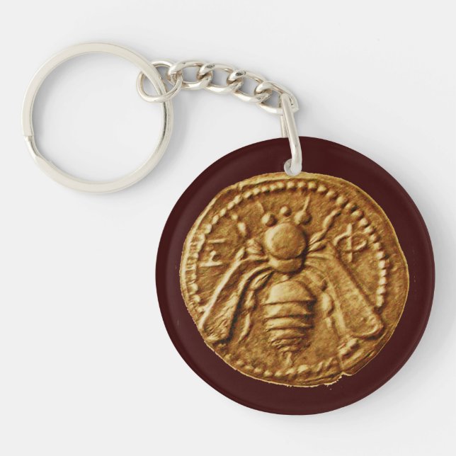 HONEY BEE ,BEEKEEPING,BEEKEEPER KEYCHAIN (Front)