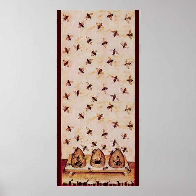 HONEY BEE ,BEEKEEPING,BEEKEEPER POSTER (Front)