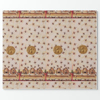 Honey Bee Beekeeping Giftwrap Wrapping Paper