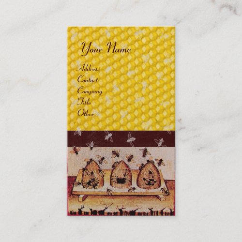 HONEY BEE BEEKEEPING BEEKEPER BUSINESS CARD