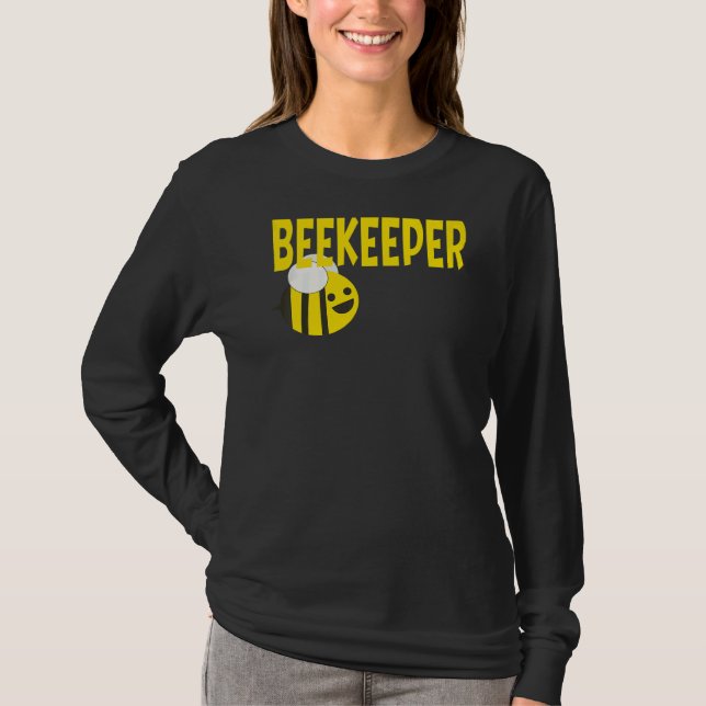 Honey Bee Beekeeping Hive Apiarist  Beekeeper T-Shirt (Front)