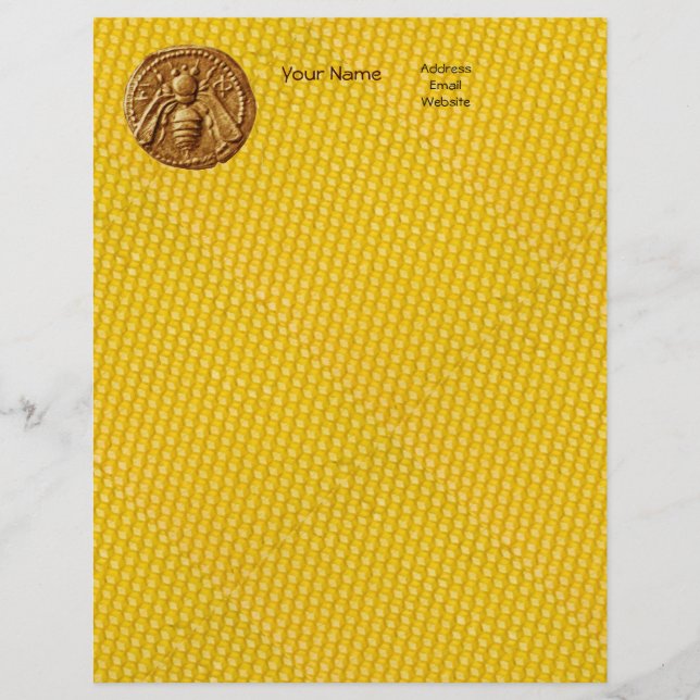 HONEY BEE ,BEEKEEPING LETTERHEAD (Front)