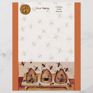 HONEY BEE ,BEEKEEPING LETTERHEAD