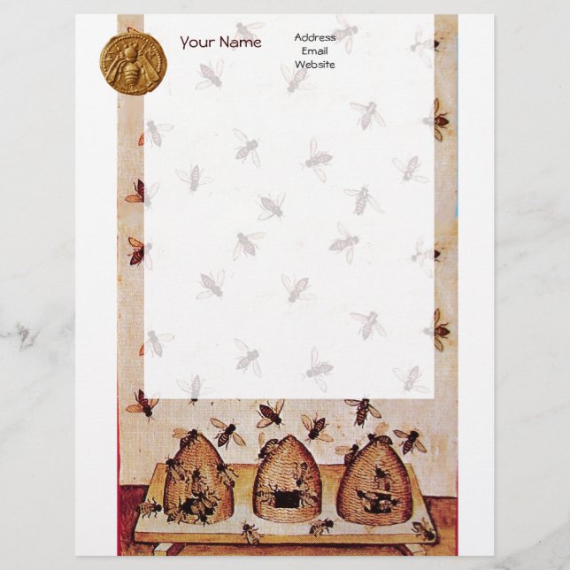 HONEY BEE ,BEEKEEPING LETTERHEAD (Front)