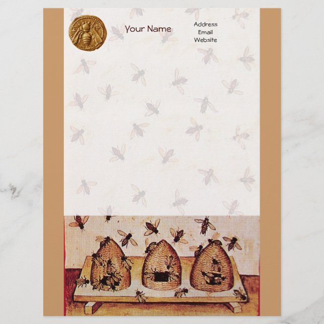 HONEY BEE ,BEEKEEPING LETTERHEAD (Front)