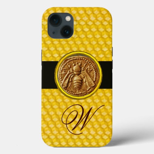 HONEY BEE BEEKEPER MONOGRAM iPhone 13 CASE