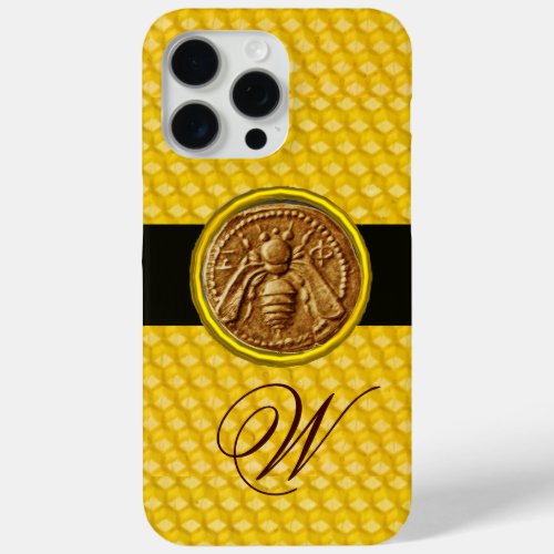 HONEY BEE BEEKEPER MONOGRAM iPhone 15 PRO MAX CASE