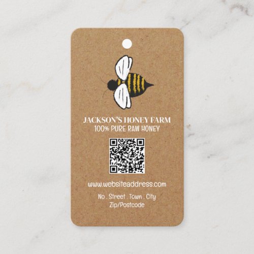 Honey Bee _ Beeyard Honey Farm Product Tag