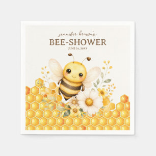 Honey Bee birthday or baby shower Napkins