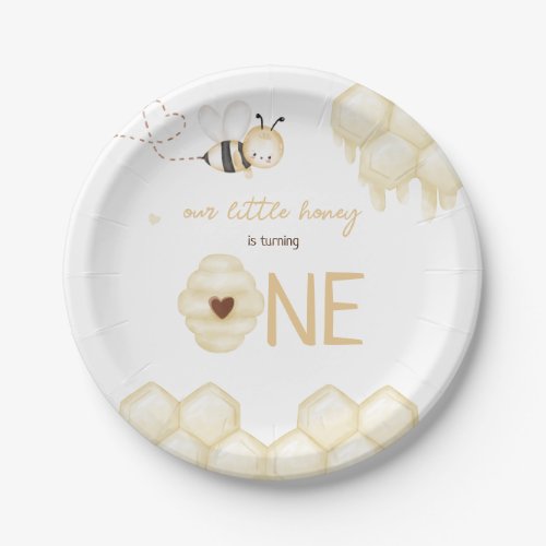 Honey Bee Birthday Paper Plates