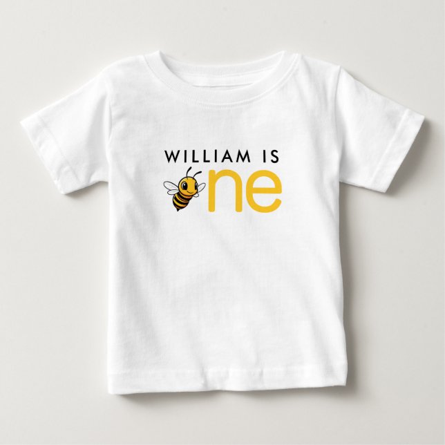 Honey Bee Birthday Party 1st Bee Day Baby T-Shirt (Front)