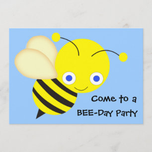 Honey Bee Birthday Party Invitation