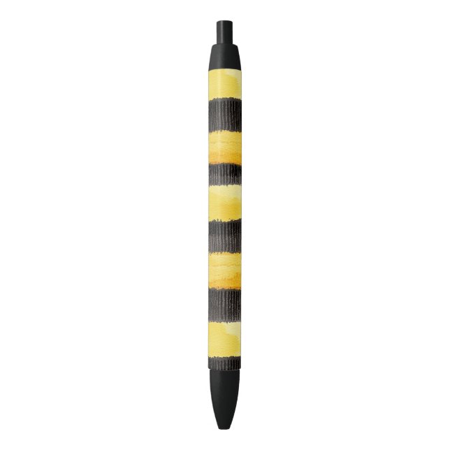 Honey Bee Black Gold Yellow   Pen (Front Vertical)