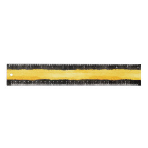 Honey Bee Black Gold Yellow   Ruler