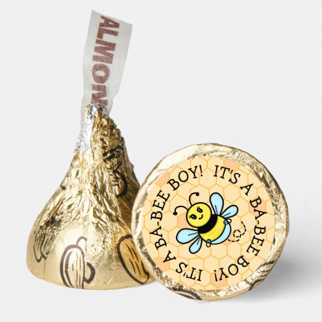 Honey bee Boy's Baby Shower Favors (Front)