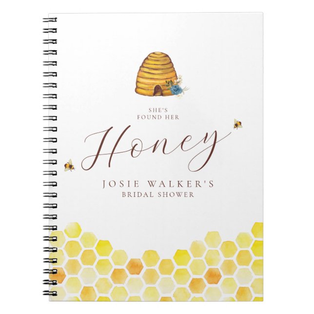 Honey Bee Bridal Shower Guest book (Front)