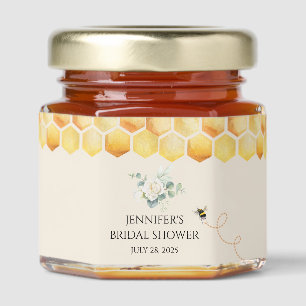 Honey Bee Bridal Shower Wedding Favor Honey Jar Favors