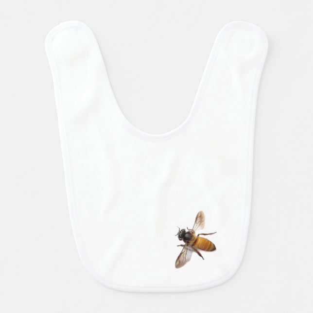 Honey Bee bumblebee Baby Bib (Front)