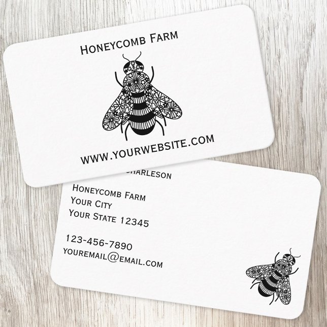 Honey Bee Business Card (Creator Uploaded)