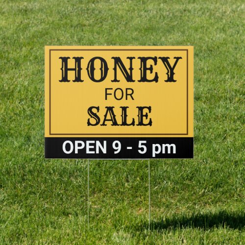 Honey Bee Business  Sale Open Sign