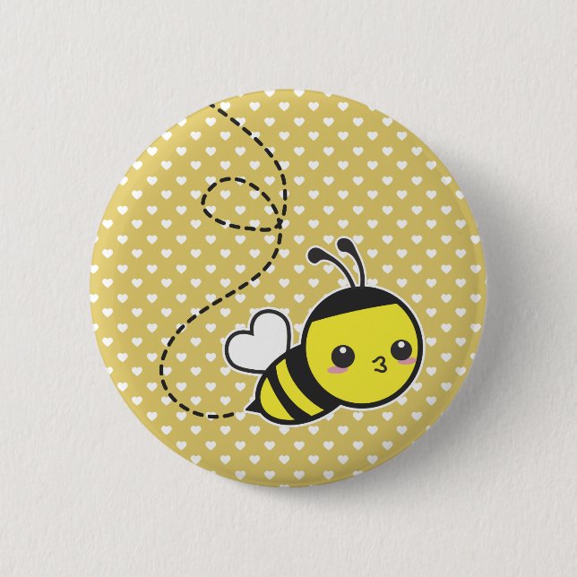 Honey Bee Button (Front)