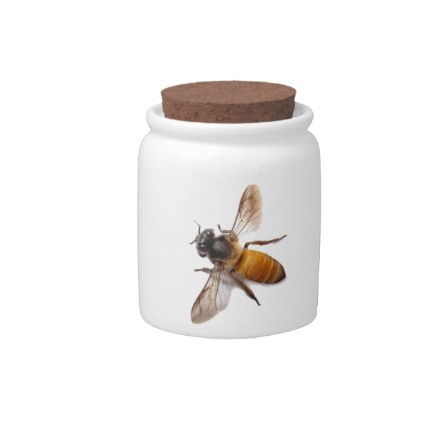 Honey Bee Candy Jar (Front)