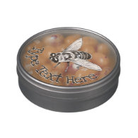 Honey Bee Candy Tin Custom Bee Tins & Gift