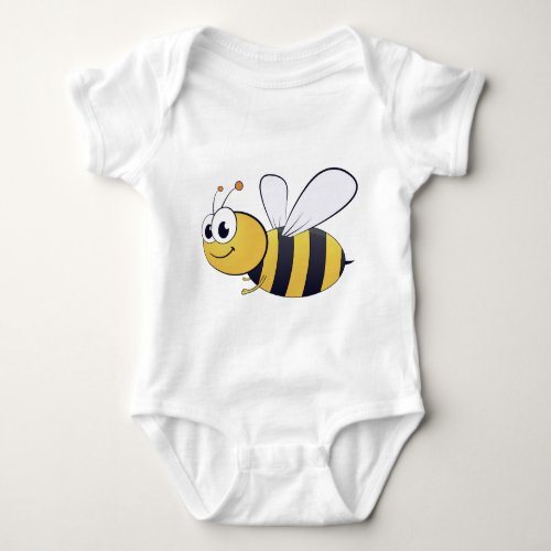 Honey Bee CartoonClipart Jersey Bodysuit